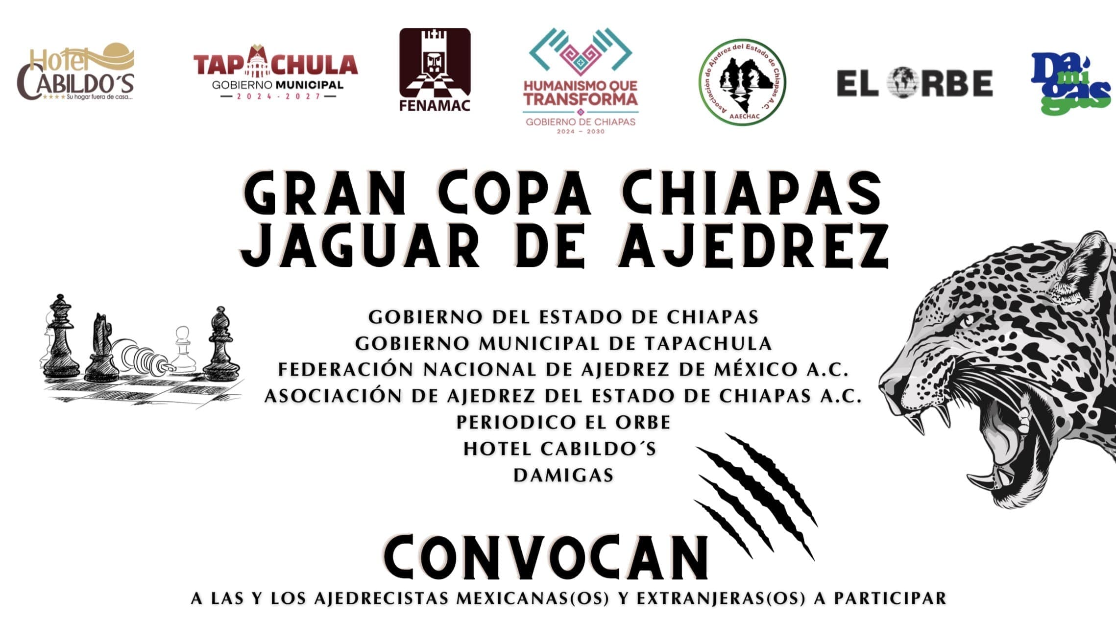 GRAN COPA CHIAPAS JAGUAR DE AJEDREZ